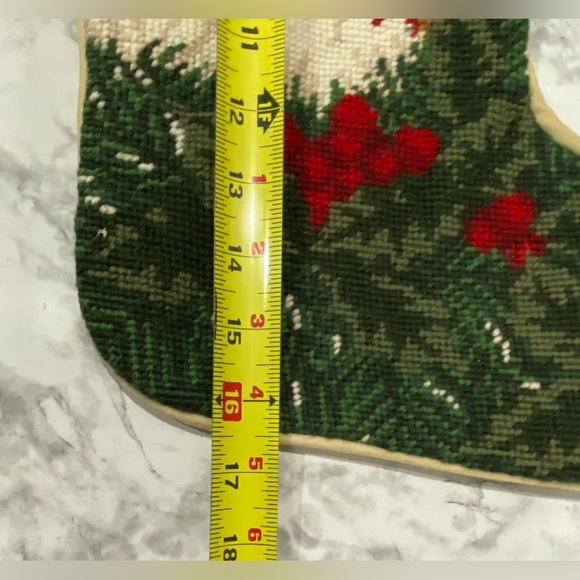 CLAWS COLLECTION Needlepoint Stocking #SK820BR UNION TRADING Christmas READ - Picture 15 of 16